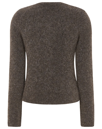 Soft Rebels - SRCamilla Cardigan Strik - Demitasse Melange